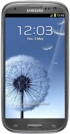 Смартфон Samsung Galaxy S3 GT-I9300 16Gb Titanium grey - Троицк